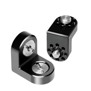Aluminum Alloy 90degree Extension Connector Camera Bracket with 1/4 3/8 Screw - Picture 1 of 3