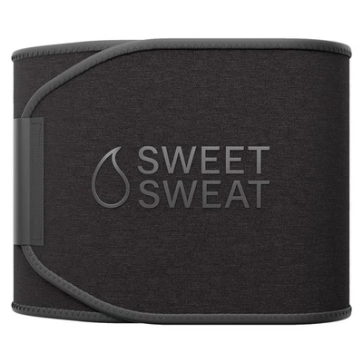 Recortadora de cintura Sweet Sweat de Sports Research para hombres y mujeres - negra mate - L Foto 1 de 4