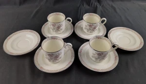 (Set of 4) Vintage Noritake Imperial Garden Cup and Saucer Sets, 2 Extra Saucers - Picture 1 of 7