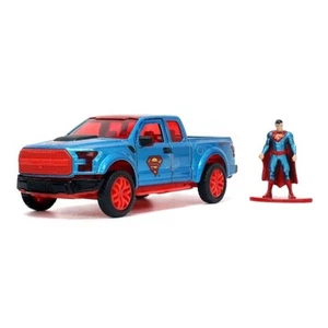 DC Comics 1:32 2017 Ford F-150 Die-cast Car W/1.65”The Superman Figure Toys Kids - Picture 1 of 9
