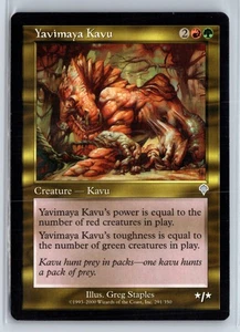 (2X) Yavimaya Kavu Invasion Uncommon – MTG Magic the Gathering Card - Picture 1 of 7