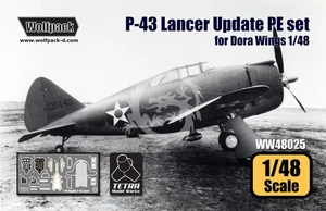 Republic P-43 Lancer Update PE Set for Dora Wings Wolfpack WW48025 skala 1/48 - Imagen 1 de 4
