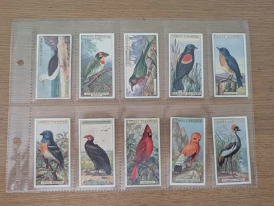 Ogden's Cigarette Cards..."FOREIGN BIRDS"...Complete Set of 50...Issued In 1924 - Image 1 of 4