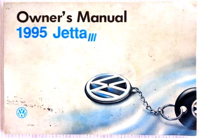 VW Jetta 1995 Manual do Proprietário MKIII 1993-1999 OEM Volkswagen - Imagem 1 de 4