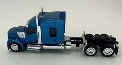 Mini plástico Kenworth W990 cabina de pie azul 1/87 HO Logistics 990065 4" Foto 1 de 3