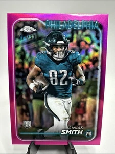 2024 Topps Chrome - #286 Ainias Smith Pink Refractor /399 (RC) - Bild 1 von 2