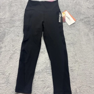 Leggings X by Gottex para mujer XS negros bolsillo elástico cintura Foto 1 de 4