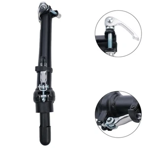 Manubrio Stelo Bici Pieghevole 22 2 25 4mm Nero per Monopattini Elettrici e Bici - Picture 1 of 12