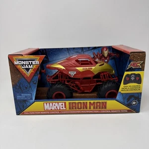 Monster Jam Marvel Iron Man RC Monster Truck Full Function Remote Control New - Picture 1 of 6