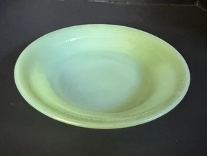 Fire King Jadite Breakfast Soup Bowl Swirl 7.5” - Picture 1 of 5