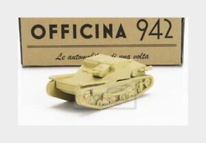1:76 OFFICINA-942 Fiat L3/33 Ansaldo Tank Carro Veloce 1933 ART4004B Model