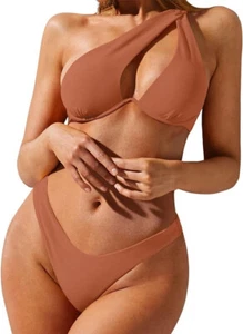 Gorgeous Sexy One Shoulder Bikini Size 8 BNWT - Picture 1 of 6