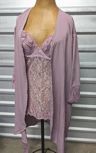 UNDERCOVER Abito slip lingerie Victoria's Secret 36C pizzo viola sposa romantica fantastico