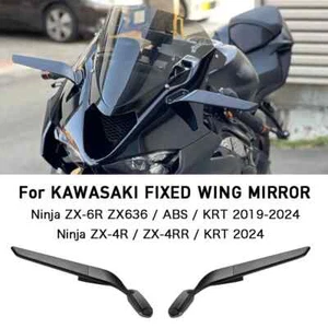 ZX-6R 2Motorcycle Rear View Mirrors For Kawasaki Ninja 636 ZX-6R 2019-2024 - Picture 1 of 15