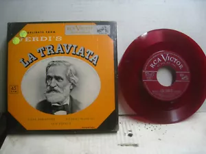 Verdi La Traviata, Albanese, sop-etc RCA Orch *RCA Victor WDM 1473 (5) 45 rpm - Picture 1 of 1