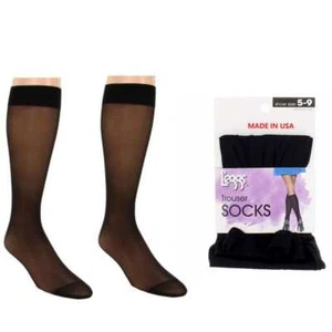 L'eggs® Women's Trouser socks size 5-9 "MADE IN USA" 3-6-9-12 Pairs - Picture 1 of 5