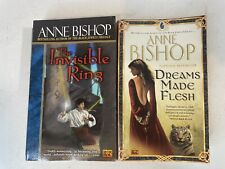 Lot Of 2 Black Jewels Books By Anne Bishop: Dreams Made Flesh, The Invis. Ring