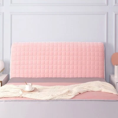 Velour Gesteppt Kopfende Husse Elastisch Sofa Hülle Schutz Staubfrei - Bild 1 von 4