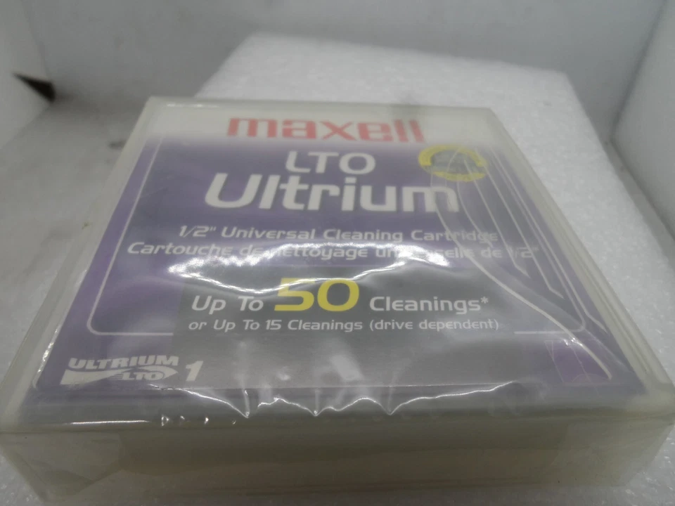 NEW Maxell LTO1/2/3/4/5/6/7/8 Ultrium Cleaning Tape Cartridge for HP IBM Dell - Image 1 of 4