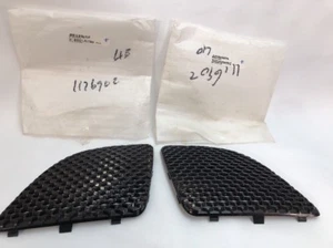 FRONT BUMPER COVER INSERT GRILL GRILLE LEFT RIGHT SIDE SET PAIR PTG010LA RA NEW - Picture 1 of 12
