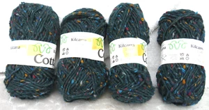 Kilcarra Cottage reine Schurwolle Garn grün fleckig #3493 Farbe 190 Made in Ireland - Bild 1 von 7