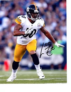 Larry Foote Pittsburgh Steelers signed autograph 8x10 football photo Michigan! - Picture 1 of 1