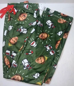 Mens “elf” S, or M sleep lounge PJ pants 2 pocket elastic & Tie - Velour feel - Picture 1 of 4