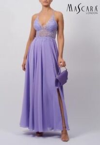 Mascara Mc122013 size 2 Lavender Evening Dress lace up formal Gown BNWT