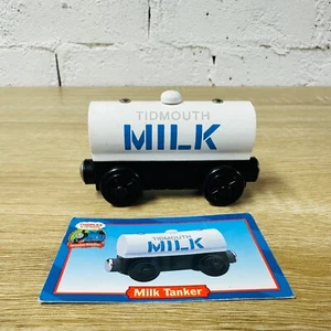 MINT Tidmouth Milk Tanker Collector Card Thomas & Friends Wooden Railway Trains - Picture 1 of 12