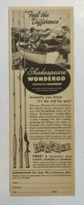 1958 anuncio de Shakespeare Wonderod Kalamazoo, Michigan - Imagen 1 de 1