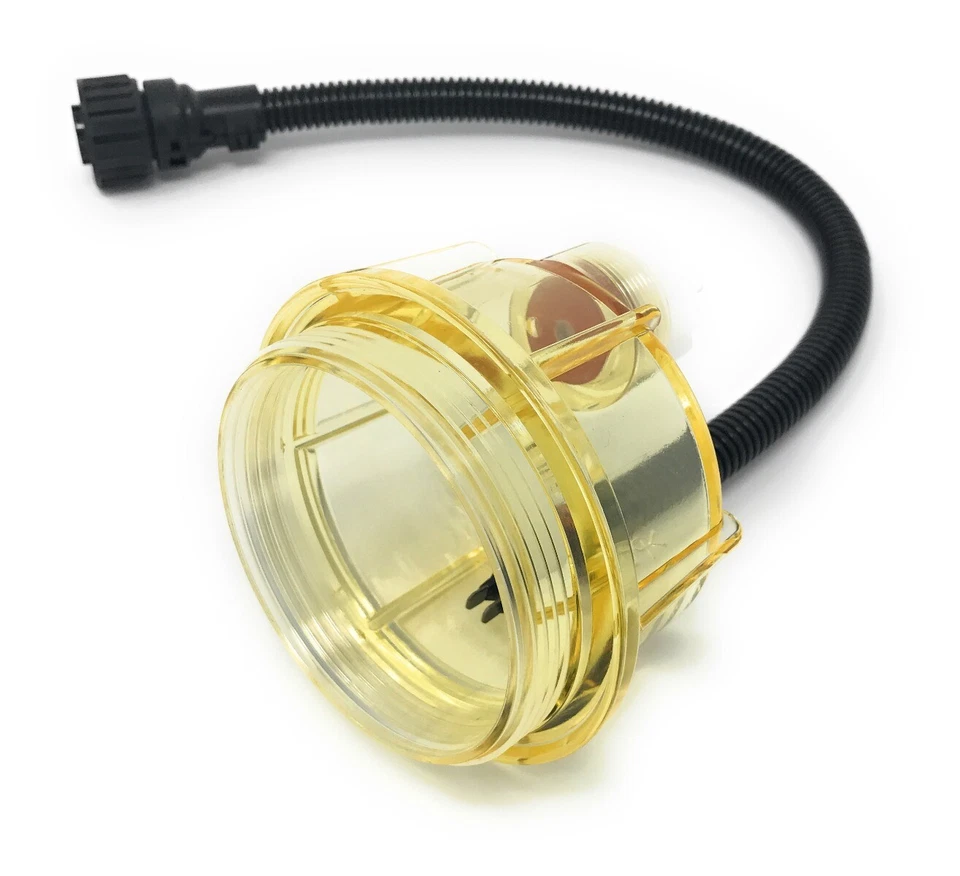 PARKER RACOR FUEL FILTER BOWL ASSEMBLY WITH WIF WATER SENSOR DRK00390 - Image 1 of 1