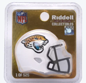 JACKSONVILLE JAGUARS ON FIELD  ALTERNATE NEW  POCKET PRO HELMET RIDDELL 525 MADE - Picture 1 of 1