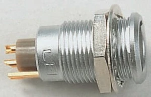 Lemo 3B Series FEMALE CONNECTOR 14-Contacts 14A Socket Straight, Panel Mount - Picture 1 of 2