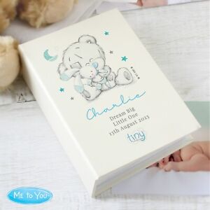 Personalised Me To You Tiny Tatty Teddy Pink Blue 6x4 Photo Album with Sleeves