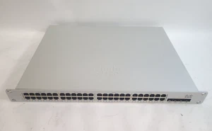 Cisco Meraki MS225-48FP-HW 48-Port/PoE 4 Port SFP+ UNCLAIMED - Picture 1 of 19