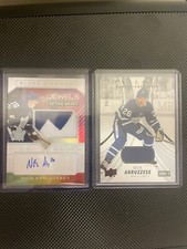 Nick Abruzzese 2022-23 Upper Deck Black Diamond Jewels of The Draft RPA 64/99