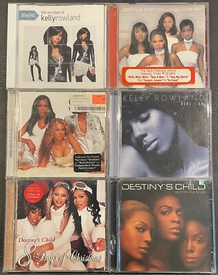 (6) CD LOT DESTINY'S CHILD-KELLY ROWLAND-FULFILLED-SURVIVOR-CHRISTMAS-WRITINGS - Image 1 of 2