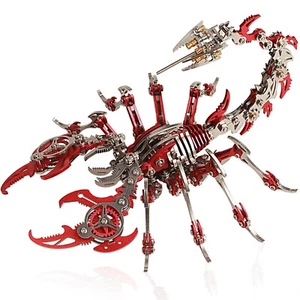 3D Metal Puzzles for Adults, Scorpion 3D Metal Model Kits to Build DIY Colorf... - Picture 1 of 6