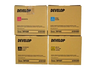 Juego de tóner DEVELOP original TNP48 KCMY para Ineo +3850 +3350 nuevo y embalaje original - Imagen 1 de 1