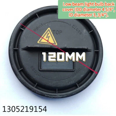 Cubierta trasera de faros laterales/interiores para VW Golf GTI 2010-2013 Jetta 2012-2018 Foto 1 de 4