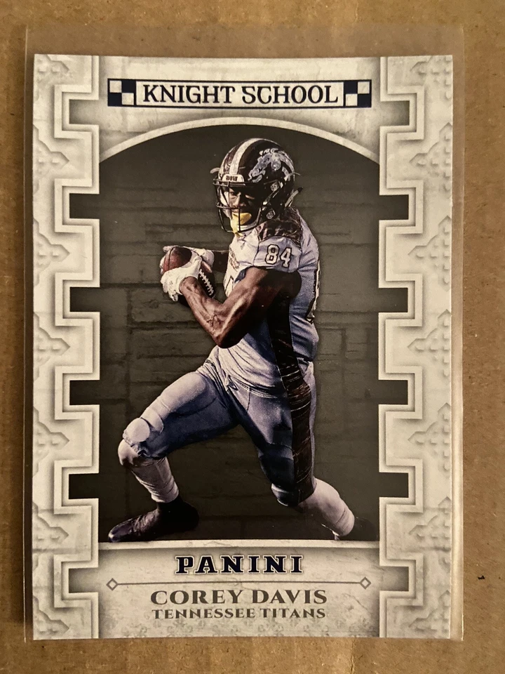 2017 Tennessee Titans ROOKIE Corey Davis Panini KNIGHT SCHOOL Insert - Image 1 of 2