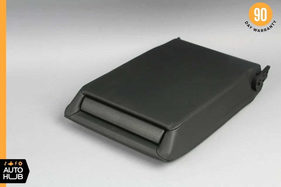 02-07 Mercedes W203 C32 C55 AMG Rear Center Console Armrest Arm Rest Black OEM - Image 1 of 4