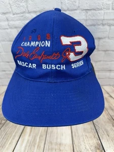 Vintage NOS 90’s Dale Earnhardt NASCAR Hat 1998 Busch Series Champion #3 Race - Picture 1 of 13
