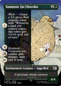 Summon: Fat Chocobo (Borderless) C FINAL FANTASY 371 NM - Picture 1 of 2