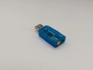 Dynamode Externe USB Stereo Soundkarte 2.0 3,5mm Headset Adapter SOUNDCARD2.0 - Bild 1 von 9