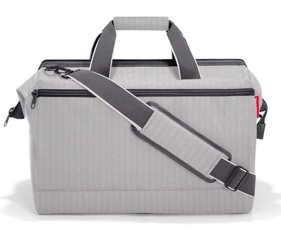 reisenthel allrounder L pocket Reisetasche Tasche herringbone grey MK7074 - Bild 1 von 4