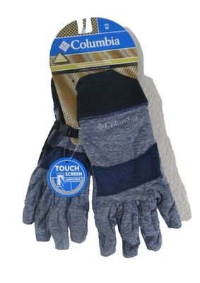 Luvas masculinas Columbia Infinity Trail II M cinza/preto novo com etiquetas MSRP$40 - Imagem 1 de 2