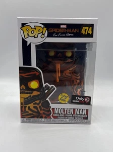 Funko POP! Marvel: Spider Man Far From Home - Molten Man [GITD] #474 (GameStop E - Imagen 1 de 6