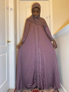 Abaya for women dubai abaya muslimische Frauen Kleid Hijab Kleidungsstück - Bild 1 von 4