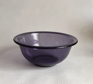 Vintage Pyrex Ametista Fluted Purple 1 quarto #322 ciotola di miscelazione USA - Foto 1 di 7
